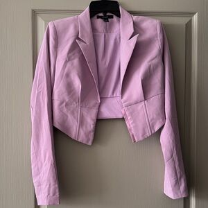 NWT lavender suit (jacket and wide leg pants)